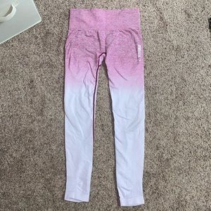Ombré XS gymshark white/pink